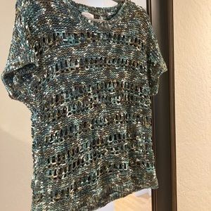 Chico’s knit top in beautiful earth tones!